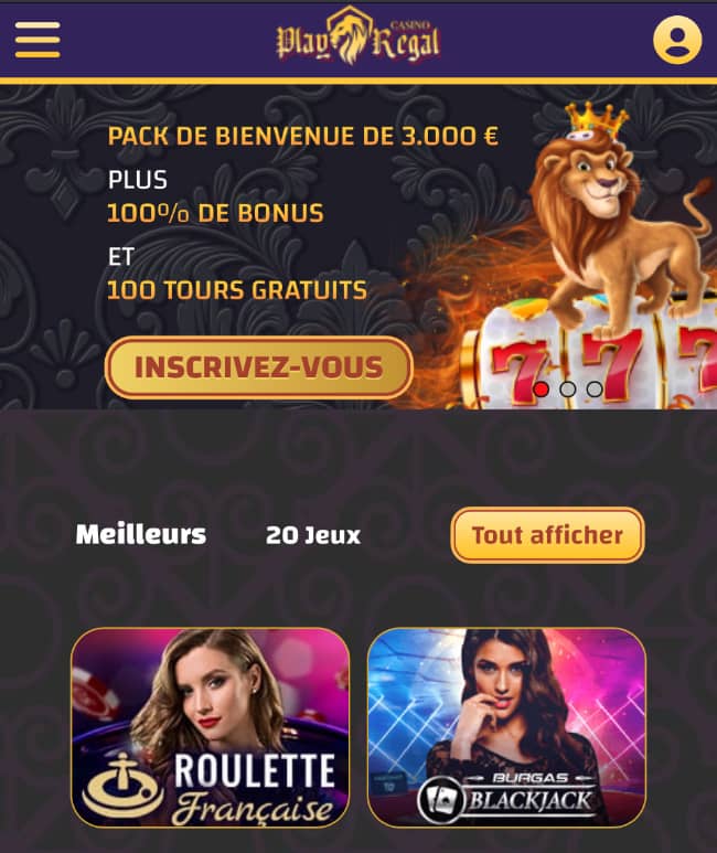 play regal france